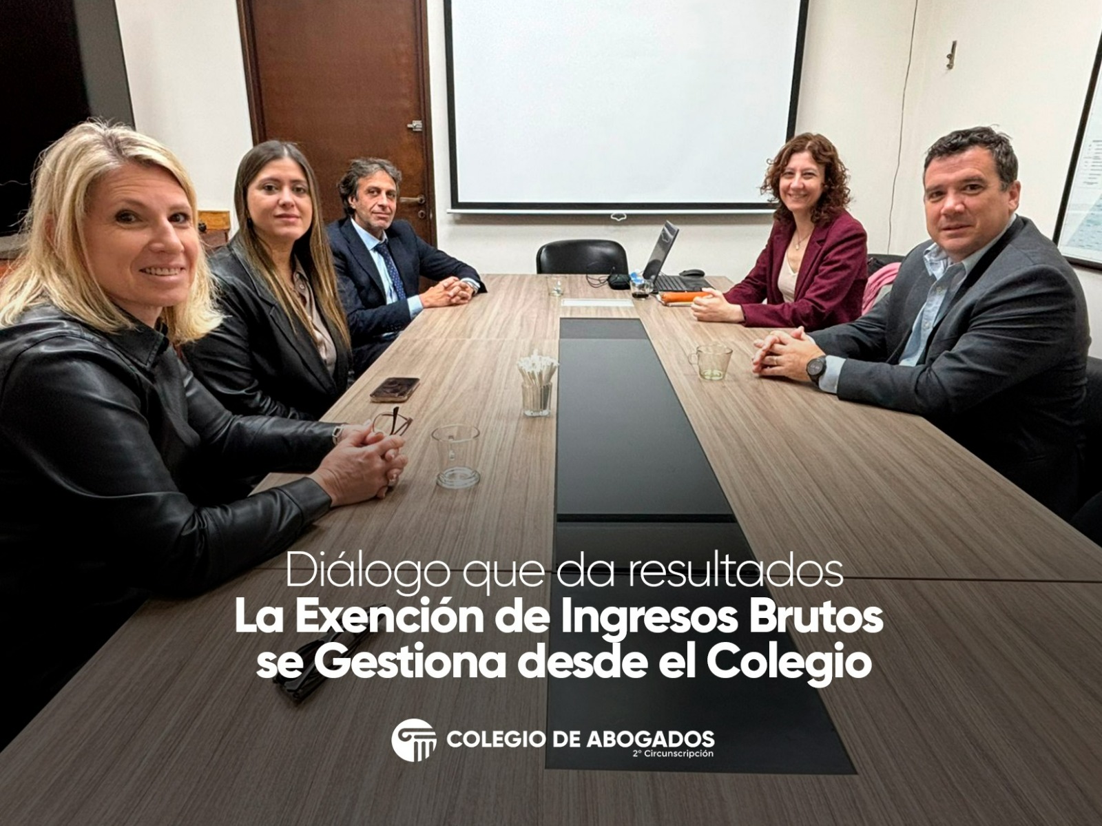 Diálogo que da resultados: La Exención de Ingresos Brutos se Gestiona desde el Colegio